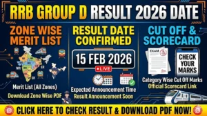 RRB group d result update